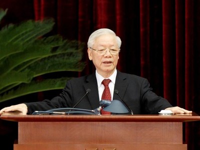 Tổng Bí thư Nguyễn Phú Trọng phát biểu khai mạc Hội nghị