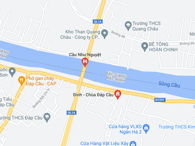 Vị trí cầu Như Nguyệt (Ảnh: Tuấn Phùng TT).