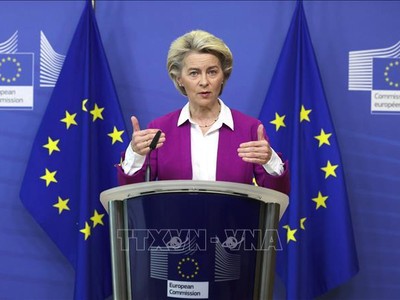 Chủ tịch Ủy ban châu Âu (EC) Ursula von der Leyen. Ảnh: AFP/TTXVN
