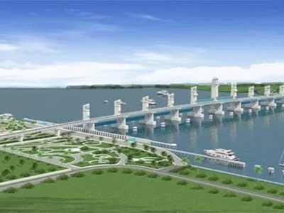 Phối cảnh Dự án thủy lợi Cái Lớn - Cái Bé