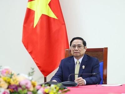 Thủ tướng Phạm Minh Chính một lần nữa gửi lời cảm ơn chân thành đến Chính phủ Anh đã hỗ trợ nhanh chóng, kịp thời 415.000 liều vaccine AstraZeneca cho Việt Nam. (Ảnh: BNG)