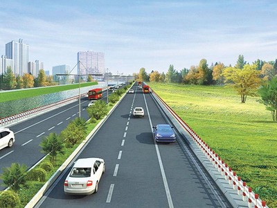 Mô hình Dự án Đầu tư xây dựng tuyến đường vành đai 4 - Vùng Thủ đô Hà Nội.