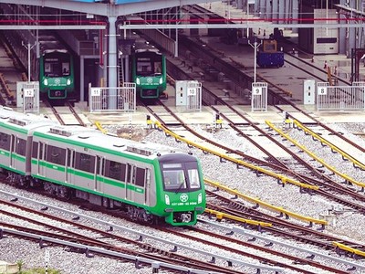 Khu depot tuyến đường sắt Cát Linh - Hà Đông. Ảnh: Đức Thanh