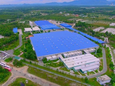 Trụ sở nhà máy may Scavi Huế tại huyện Phong Điền, tỉnh Thừa Thiên Huế hiện nay.