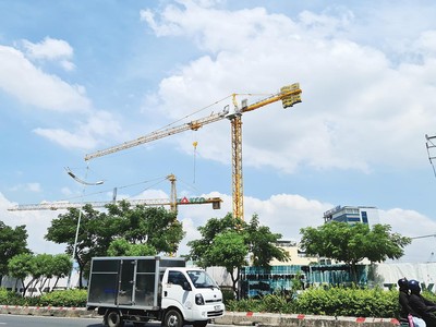 Dự án Đức Long Golden Land có đất công xen cài đã được tháo gỡ. Ảnh: Trọng Tín 