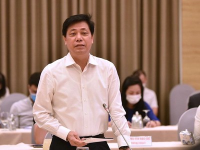 Thứ trưởng Bộ Giao thông vận tải Nguyễn Ngọc Đông (Ảnh: Nhật Bắc)