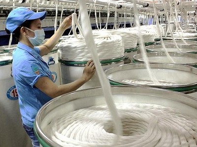 Giá tăng mạnh, xuất khẩu xơ sợi thắng lớn