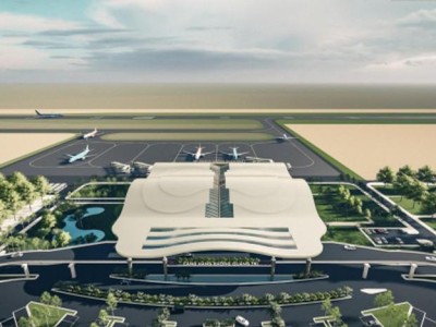 Mô hình sân bay Quảng Trị dự kiến đầu tư trong giai đoạn 2021 - 2025.