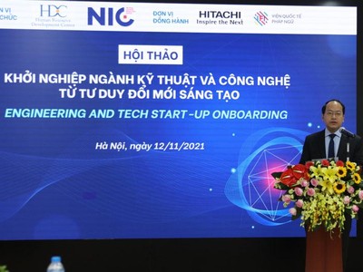 Giám đốc NIC Vũ Quốc Huy cho rằng, chỉ có khoa học - công nghệ và đổi mới sáng tạo mới bắt kịp với thời đại