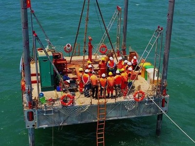 Công tác khảo sát địa chất, địa hình và đáy biển cho việc lập dự án