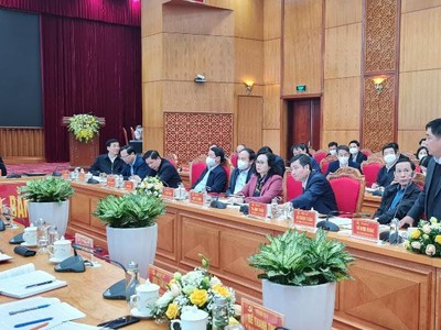 Ông Hồ Minh Hoàng, Chủ tịch Tập đoàn Đèo Cả báo cáo Thủ tướng Chính phủ về Dự án cao tốc Đồng Đăng - Trà Lĩnh.