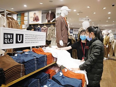 Cửa hàng Uniqlo tại Vincom Center Metropolis (Hà Nội). Ảnh: Đức Thanh
