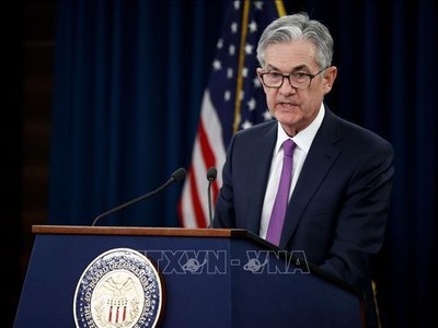 Chủ tịch Ngân hàng dự trữ liên bang Mỹ Jerome Powell. Ảnh: AFP/TTXVN
