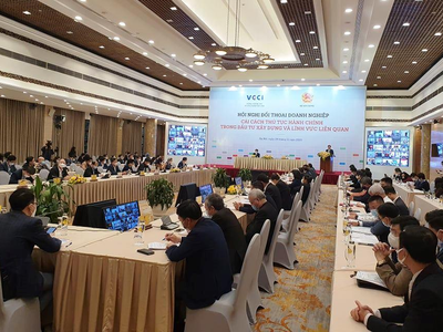 Hội nghị Đối thoại doanh nghiệp về cải cách thủ tục hành chính trong đầu tư xây dựng và lĩnh vực liên quan sáng 26/11/2021