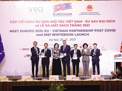 EuroCham công bố Sách Trắng 2021 tại sự kiện “Gặp gỡ châu Âu: Đối tác EU - Việt Nam sau đại dịch”, tổ chức tại Hà Nội cuối tháng 11/2021