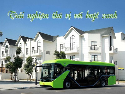 Vi vu trải nghiệm trên xe buýt điện VinBus