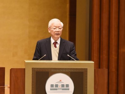 Tổng Bí thư Nguyễn Phú Trọng chủ trì Hội nghị cán bộ toàn quốc quán triệt, triển khai Kết luận và Quy định của Ban Chấp hành Trung ương về công tác xây dựng và chỉnh đốn Đảng.