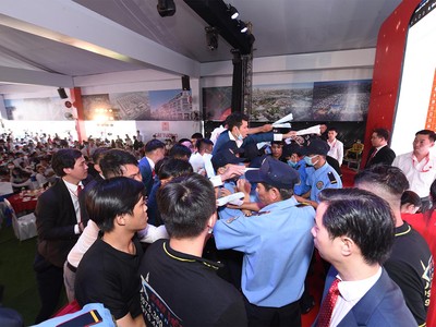 Nhiều dự án chưa kịp chào bán đã hết hàng. 