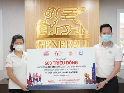 Generali đã có nhiều sáng kiến gây quỹ, thiện nguyện trực tuyến trong thời gian giãn cách để hỗ trợ các gia đình bị ảnh hưởng do Covid-19