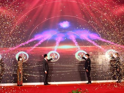 Các đại biểu khai mạc Tháng khuyến mại Hà Nội năm 2021