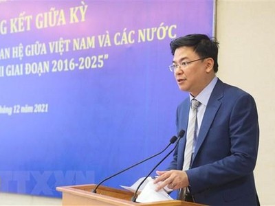 Thứ trưởng Bộ Ngoại giao Phạm Quang Hiệu. (Ảnh: Lâm Khánh/TTXVN)