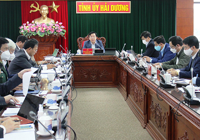 Hội nghị Ban Thường vụ Tỉnh ủy Hải Dương ngày 21/12