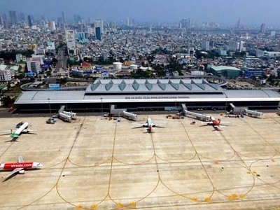 Theo quy hoạch điều chỉnh, Sân bay Đà Nẵng sẽ mở rộng về phía Tây (phía của phần đường băng sân bay)
