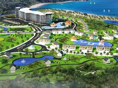 Phối cảnh khu du lịch sinh thái nghỉ dưỡng Tân Thanh