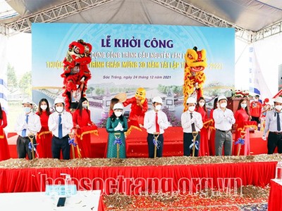 Lễ khởi công Dự án. Ảnh: Quang Bình