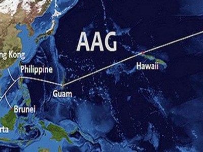 Tuyến cáp quang biển AAG liên tục gặp sự cố trong năm 2021.