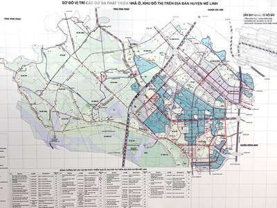Mê Linh tái khởi 6 dự án đô thị ngàn tỷ đồng sau 10 năm đắp chiếu