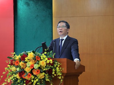 Trưởng ban Kinh tế Trung ương Trần Tuấn Anh tại Hội nghị tổng kết công tác năm 2021, triển khai nhiệm vụ năm 2022 