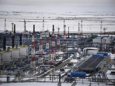 Một cơ sở khai thác dầu ở bán đảo Yamal thuộc vùng Tây Bắc Siberia của Nga. (Ảnh: AFP/TTXVN)
