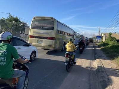 Một đoạn Quốc lộ 28 qua Bình Thuận.