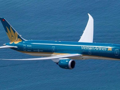 Một tàu bay Boeing 787-9 của Vietnam Airlines.