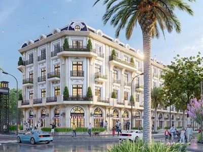 Shophouse D'. Metropole Hà Tĩnh sở hữu từ 2 – 3 mặt tiền