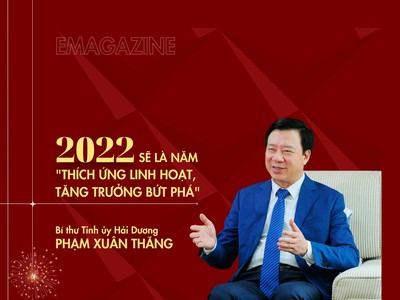 Bí thư Hải Dương Phạm Xuân Thăng: 2022 sẽ là năm “Thích ứng linh hoạt, tăng trưởng bứt phá”