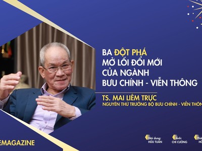 TS. Mai Liêm Trực: Ba đột phá mở lối Đổi mới của ngành bưu chính - viễn thông