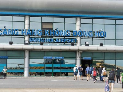 Sân bay Đồng Hới - Quảng Bình.