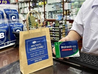 Số lượng người bệnh điều trị tại nhà có nhu cầu sử dụng thuốc Molnupiravir gia tăng.