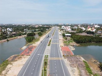 Tuyến đường ven biển trên địa bàn tỉnh Quảng Nam.