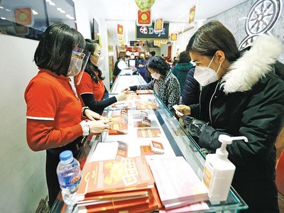 Xung đột Nga - Ukraine đã đẩy giá vàng lên mức cao nhất trong nhiều năm. Ảnh: Đức Thanh