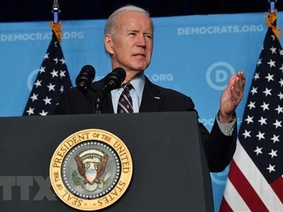 Tổng thống Mỹ Joe Biden. (Ảnh: AFP/TTXVN)