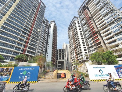 Dự án căn hộ Grand Sentosa được cho là sẽ thiết lập đỉnh giá mới tại khu Nam TP.HCM. Ảnh: Lê Toàn 