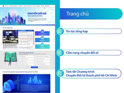 Cổng thông tin Chuyển đổi số được đặt tại địa chỉ: https://chuyendoiso.hochiminhcity.gov.vn.
