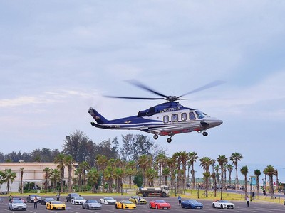 Novaland tổ chức cho khách hàng tham quan dự án NovaWorld Phan Thiết bằng trực thăng. Ảnh: Lê Toàn 