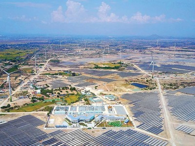 Ninh Thuận đang từng bước trở thành trung tâm năng lượng tái tạo của cả nước