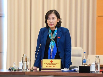 Chủ nhiệm Ủy ban Tư pháp Lê Thị Nga.