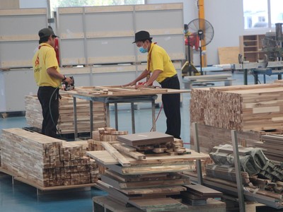 Người lao động làm việc tại nhà máy AA Long An (Nguồn: AA).