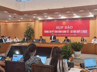 Tổng sản phẩm trên địa bàn Hà Nội quý I/2022 tăng 5,83%, gấp 1,16 lần cả nước (5,03%), đúng với kịch bản tăng trưởng đề ra (từ 5,7-6,2%). 